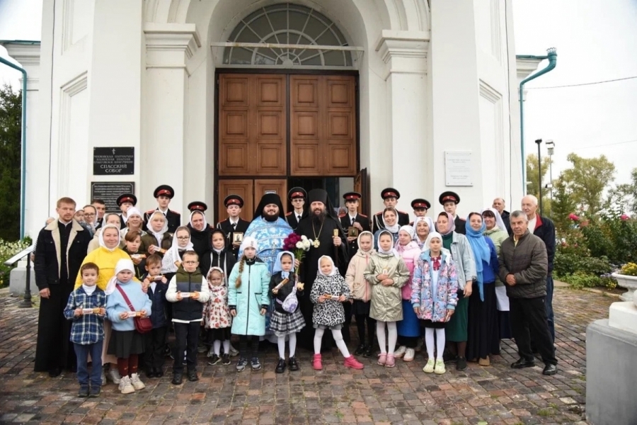 Епископ Набережночелнинский и Елабужский Гавриил. Праздник Рождества Богородицы. Спасский собор г.Елабуга. 21 сентября 2024 года