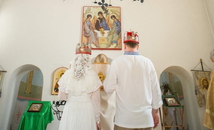 Венчание в храме Мч.Уара